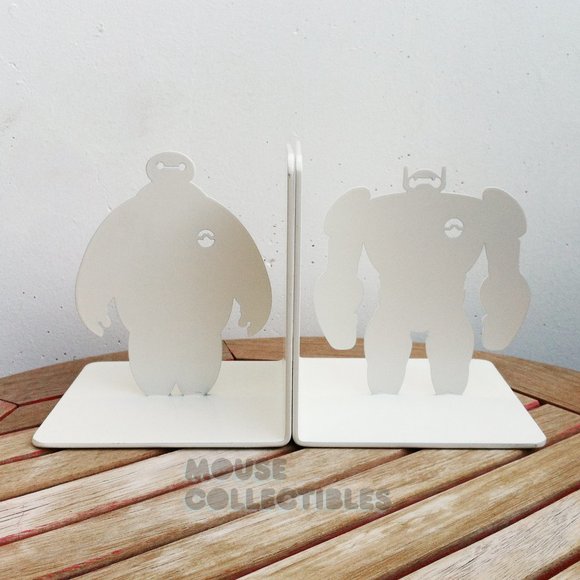 Creative Disney Big Hero 6 Bookends Baymax Silhouette Super Hero Metal - Picture 2 of 12